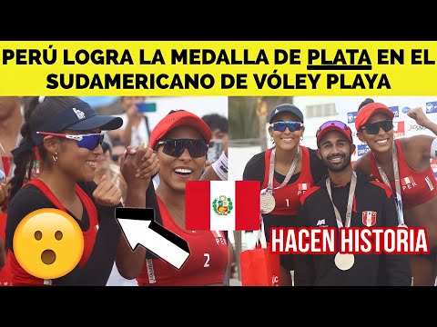 LISBETH ALLCA Y CLAUDIA GAONA CONSIGUEN LA MEDALLA DE PLATA PARA PERÚ EN EL SUDAMERICANO VÓLEY PLAYA