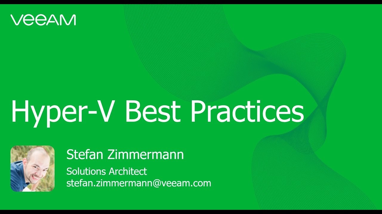 So schützen Sie Ihre Hyper-V-Workloads – Tipps, Tricks und Best Practices video