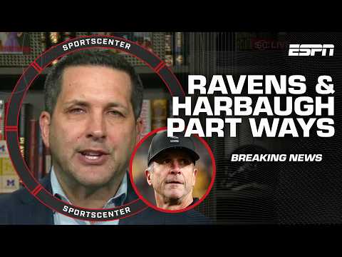 BREAKING: John Harbough OUT as head coach of the Baltimore Ravens 🚨 | SportsCenter