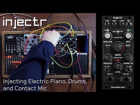 Boredbrain Injectr with Electric Piano, Drums, and Contact Mic