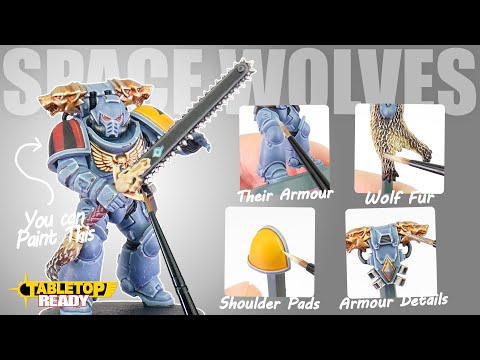 Learn How to paint Space Wolves for Warhammer 40,000
