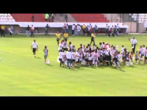 Time reunido antes do jogo - Atlético 2x0 Caldense (Mineiro 2012)
