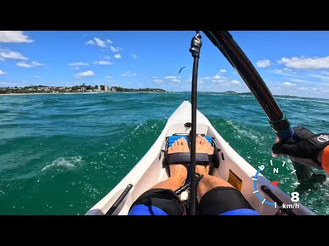 Trying to catch some boat waves…