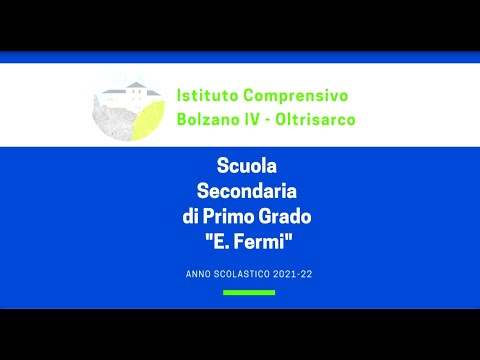 Scuola secondaria di I grado Fermi (media) - Istituto Comprensivo Bolzano 4