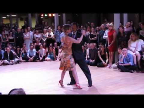  Fabian Peralta  and  Josefina Bermudez Avila  are  dancing  at  Łódź Tango Salon Festival  in  2014