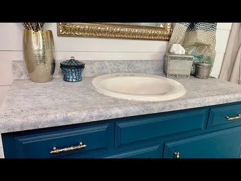 How to use this easy tissue technique to repair and renew your countertops!