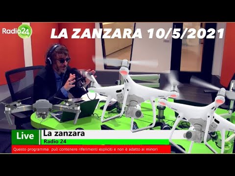 I DRONI che rubano informazioni e danneggiano il cervello | LA ZANZARA 10/5/2021