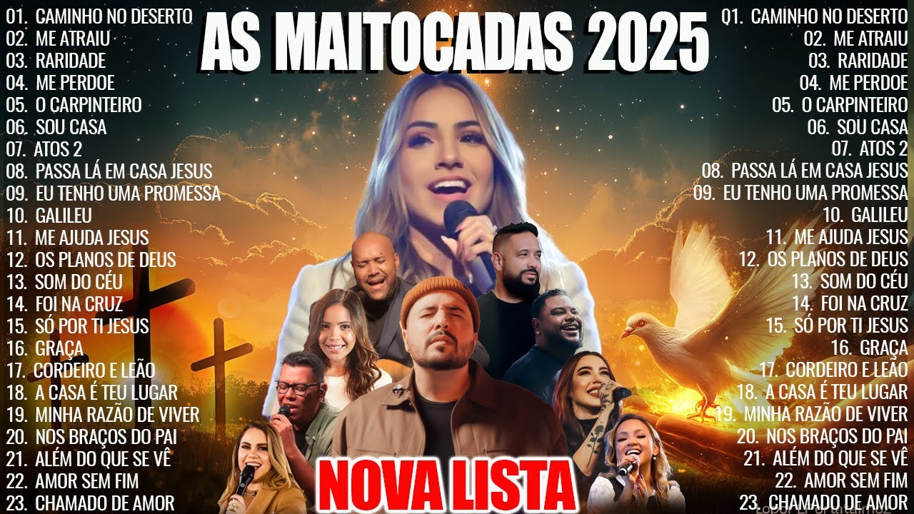 Louvores de Adoração | As Melhores Hinos Evangélicos Para Ouvir 2025 | FERNANDINHO, GERSON RUFINO...