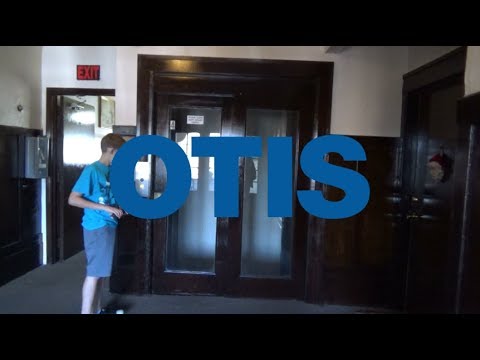 EPIC 1933 Gated OTIS Traction Elevator w/ Wooden Guide Rails!!!