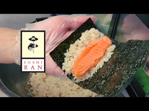 Avocado & Salmon Hand Rolls Recipe by Sushi Ran
