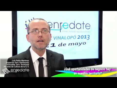 Entrevista a Luis Pablo Martnez en Enrdate Elx-Baix Vinalop 2013 