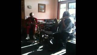 Michael Powers NY with Art Baron-tb & Ruth Brisbane-v GOIN DOWN TO LOUISIANA, DUST THE BLUES