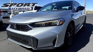 2025 Honda Civic Sport Hybrid - Solar Silver Metallic - Walkaround