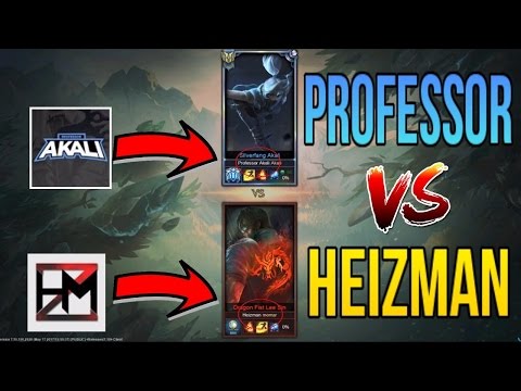 Professor Akali vs. Heizman (1v1) Battle Of The One-Tricks - League of Legends