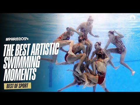 Best artistic swimming moments at #Paris2024 ✨