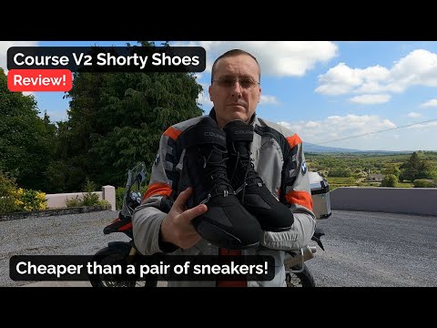 Try these Course Shorty V2 motorcycle shoes instead of bulky tall boots!