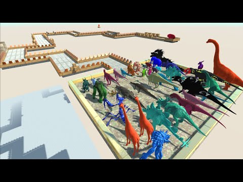 Colors Race To Get a Pink Pig #25  - Animal Revolt Battle Simulator