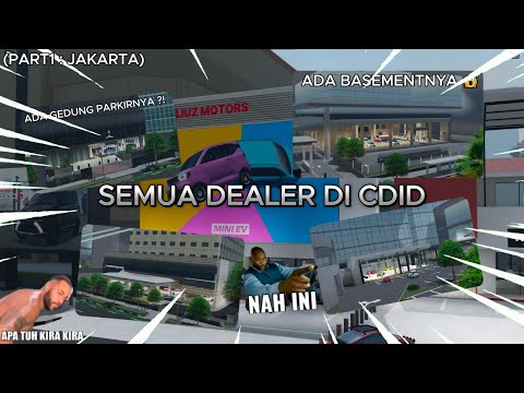 SEMUA DEALER MOBIL DI CDID PART 1 - ROBLOX  CAR DRIVING INDONESA (CDID)