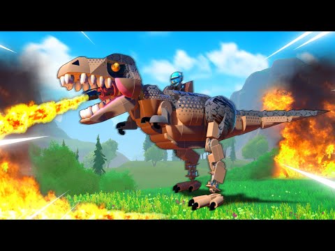 I Built A Flame Breathing T-REX!?