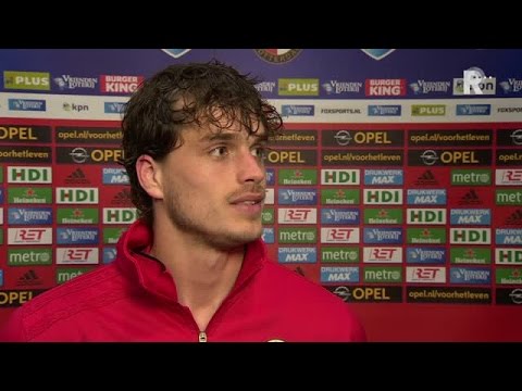 Jurgen Mattheij na afloop van Feyenoord - Excelsior