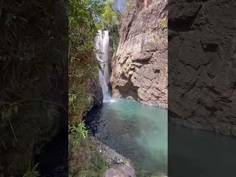 Cascada de los Cristales, cerca de Alto Paraíso de Goiás, Brasil