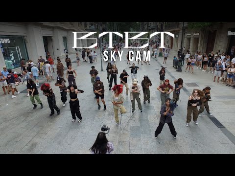 [KPOP IN PUBLIC | ONE TAKE] B.I X Soulja Boy - BTBT (SKY CAM VERS.) | 21 Dancers Cover by HYDRUS