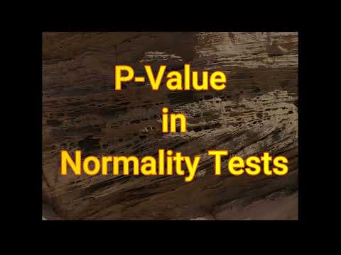 P Values In Normality Tests Using Python