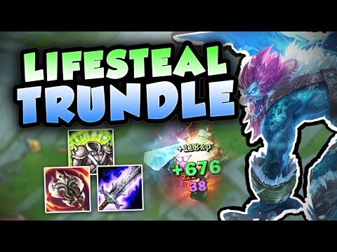 CAN ANYONE HOLD BACK THIS FULL LIFESTEAL TRUNDLE? NEW OP TRUNDLE TOP BUILD! League of Legends