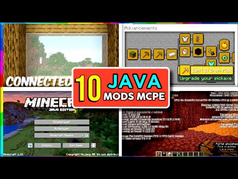 Top 10 Java Edition mods for minecraft pocket edition | Best Minecraft mods 1.18 | Criptbow Gaming |