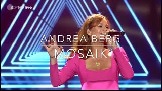 Andrea Berg „Mosaik“ live &amp; Gold für Mosaik bei Willkommen bei Carmen Nebel
