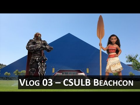 VLOG 03 - MEETING MOANA, BEACHCON 2017 CSULB & MELEE