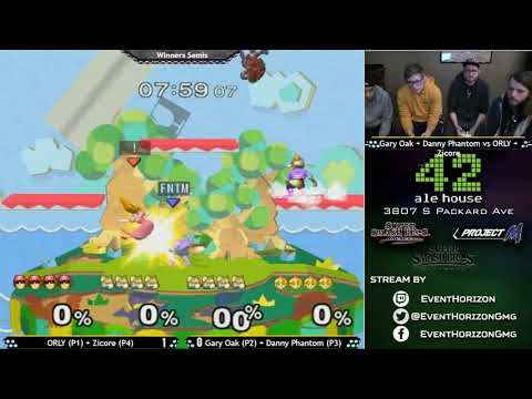 Construct 122 -  ORLY + Zicore VS Danny Phantom + Gary Oak -  Melee Doubles WS