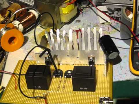 Class A IRF530A Audioverstärker erster Test mit einem Kanal