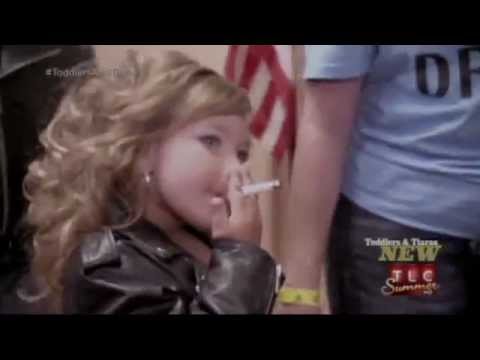 Child Four Year Old smoke a Cigarette on Toddlers & Tiaras