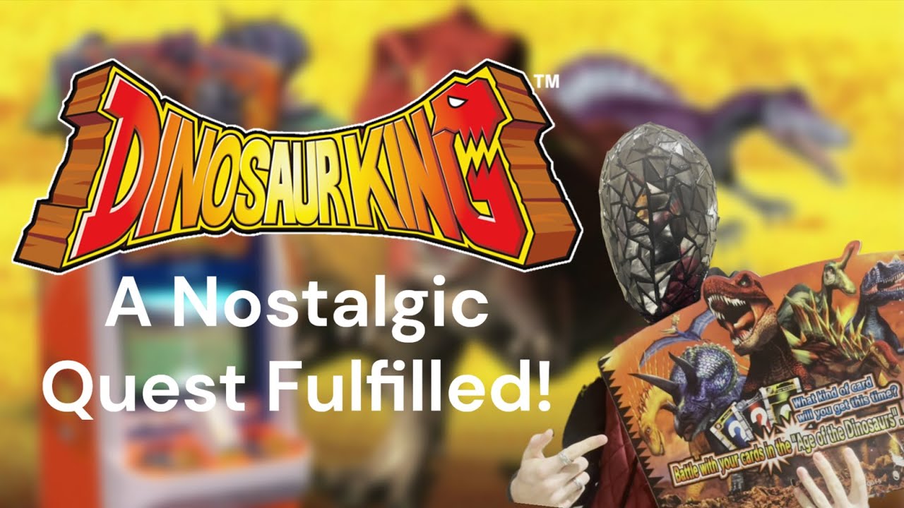 Dinosaur King: A Nostalgic Quest Fulfilled! (SEGA 'Dinosaur King' 2005 Arcade Machine UNBOXING!)