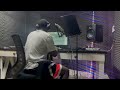 Blxckie In Studio Recording His Sete Verse