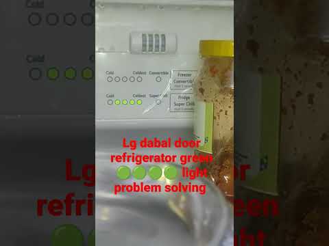 lg dabal door refrigerator problem green light problem solving. #viral  #technology  #like #viral