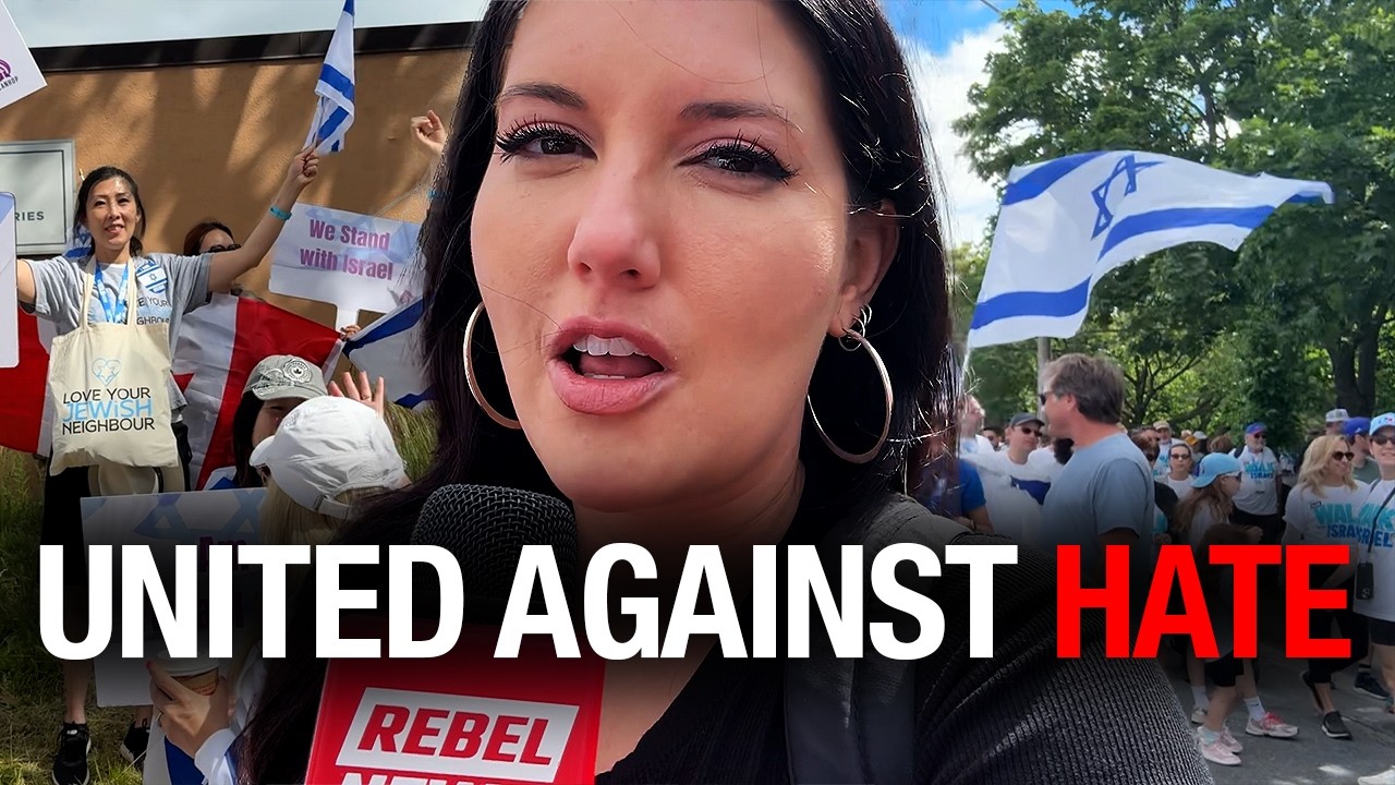 60,000 participants take part in annual Walk With Israel as counter-protesters push back