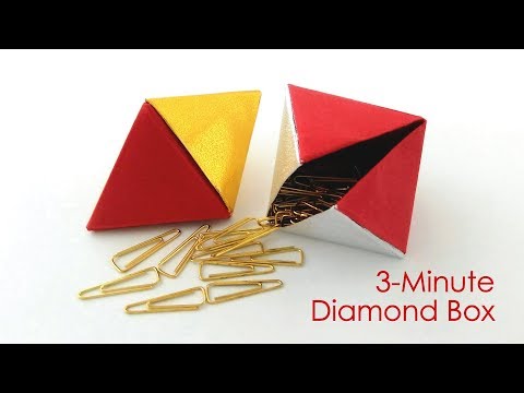 Origami Diamond in 3 min.