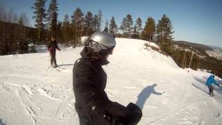 preview picture of video 'Snowboarding Kongsberg 23.3.13'