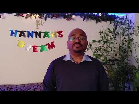 Ratnam - Team member wishing Hannah's Dream script 1st year celebration thumbnail