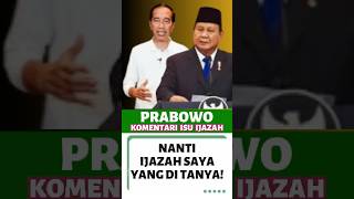 Download lagu PRABOWO WILL ASK ABOUT MY DIPLOMA LATER #shorts mp3 Download lagu PRABOWO WILL ASK ABOUT MY DIPLOMA LATER #shorts mp3