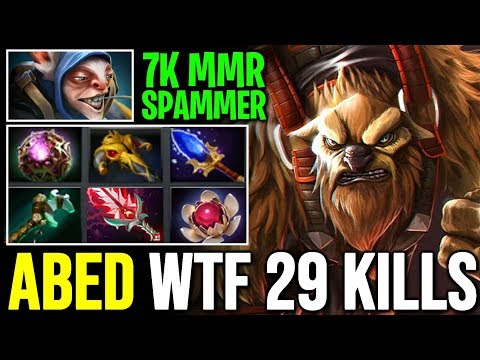 Don't Pick Meepo against ABED - WTF 29 Kills Earthshaker 7.22 Dota 2