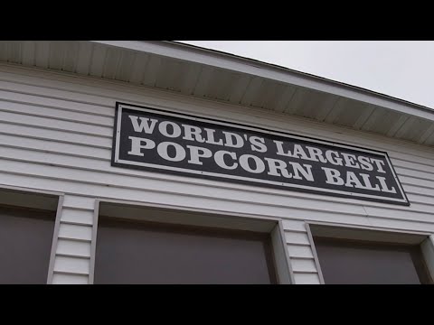 The Largest Popcorn Ball - in Sac City, Iowa