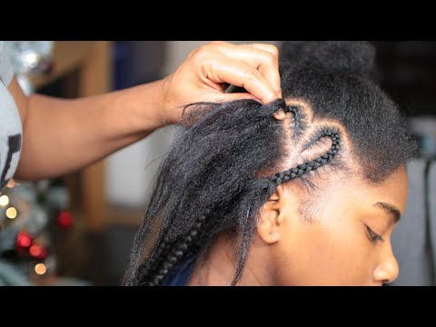 HOW TO: HEART SHAPED CORNROWS