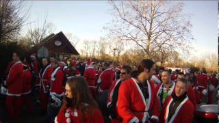 preview picture of video 'La balade à pied des pères noël motards 15 12 2013'