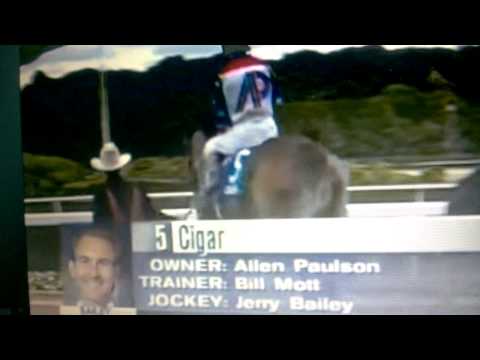 Woodward Stakes 1995 - Cigar (Narrado em Português)