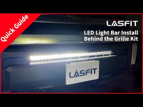 2017 Toyota Tundra - How to install LED light bar behind the grille kit | Quick Guide
