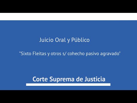 21-05-2024 Juicio Oral y Público "Sixto Freitas Sanabria y otros s/ cohecho pasivo agravado"