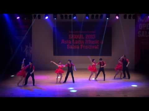 2013Asia Latin Music & Salsa Festival Korea open salsa championships CSA (안무 조대식 김정윤)